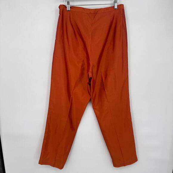 Silkland Pants - Women's Silkland Silk Dress Pants Orange Pants Size 10